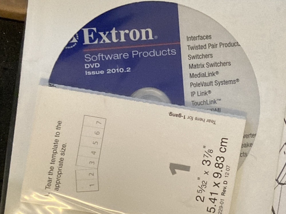 Extron MLC 206 Black Media Link Controller 60-385-02 NOS with Software