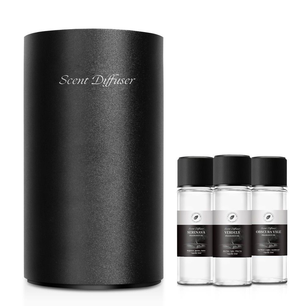 Waterless Essential Oil Diffuser Starter Kit - No Water Needed, Battery Opera...