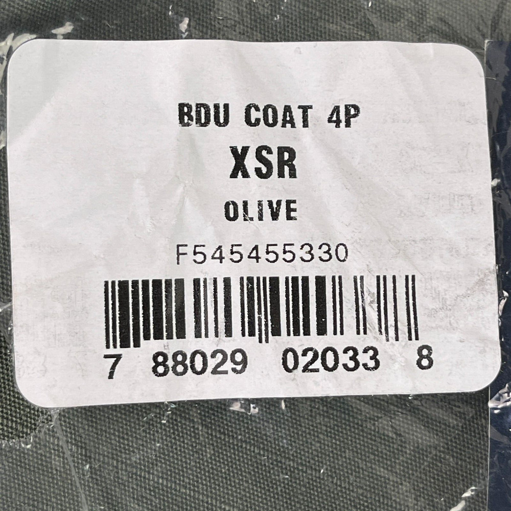 NEW BDU Propper Jacket - Olive - X-Small Regular
