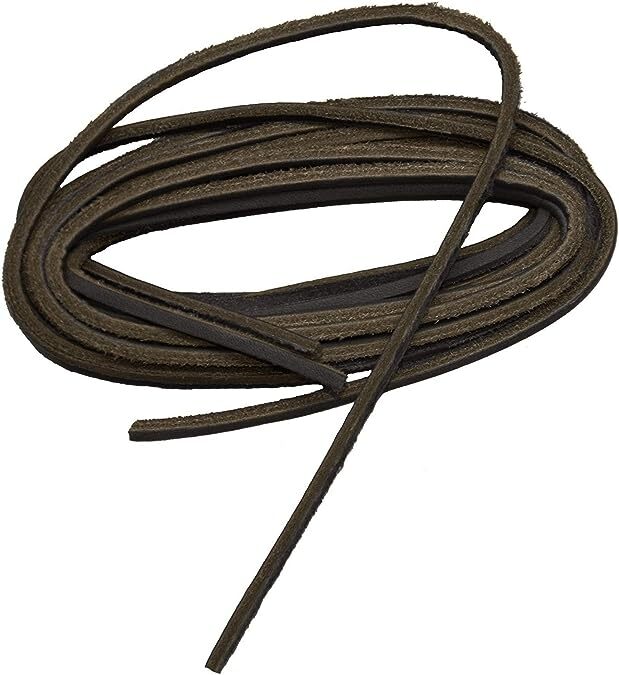 Leather Boot Shoe Laces Shoelaces Black/ Tan/ Chocolate /White 27"-36"