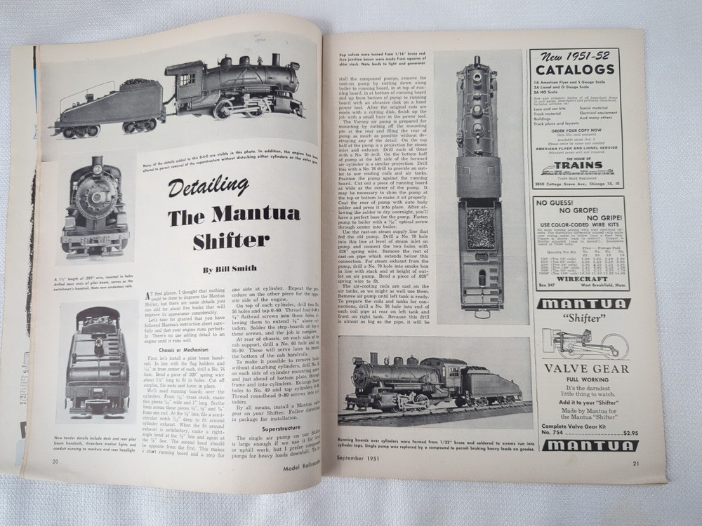 Model Railroader September 1951 Vol. 18 No. 9