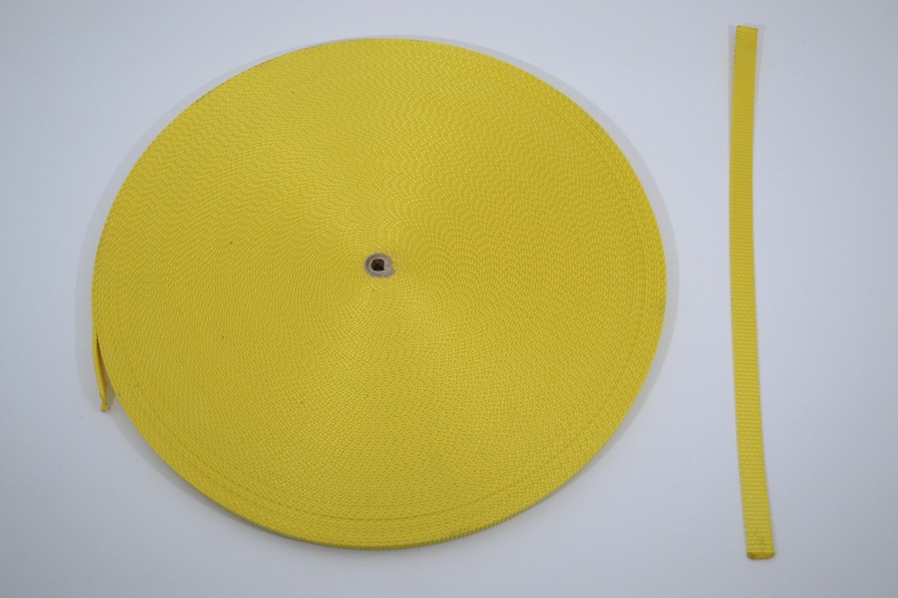 Webbing - 1/2" x 35 ft- Light Weight Nylon - Yellow (H59)