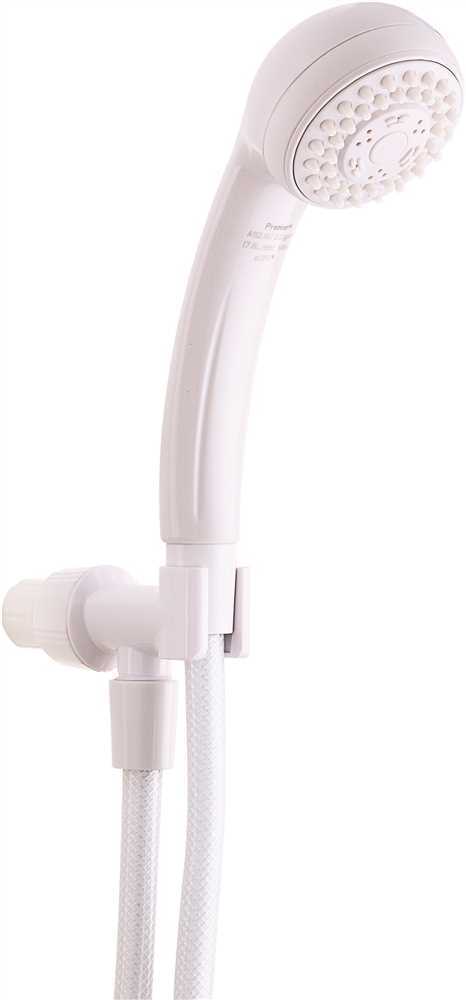3-Spray 2.7 in. Single Wall Mount Handheld Adjustable Shower Head in White