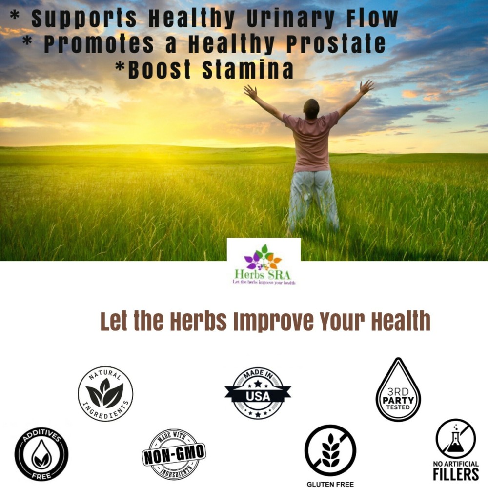 INFLAMMATION PROSTATE CONTROL,120 Capsules, Biomedical Formula Virility, Libido.