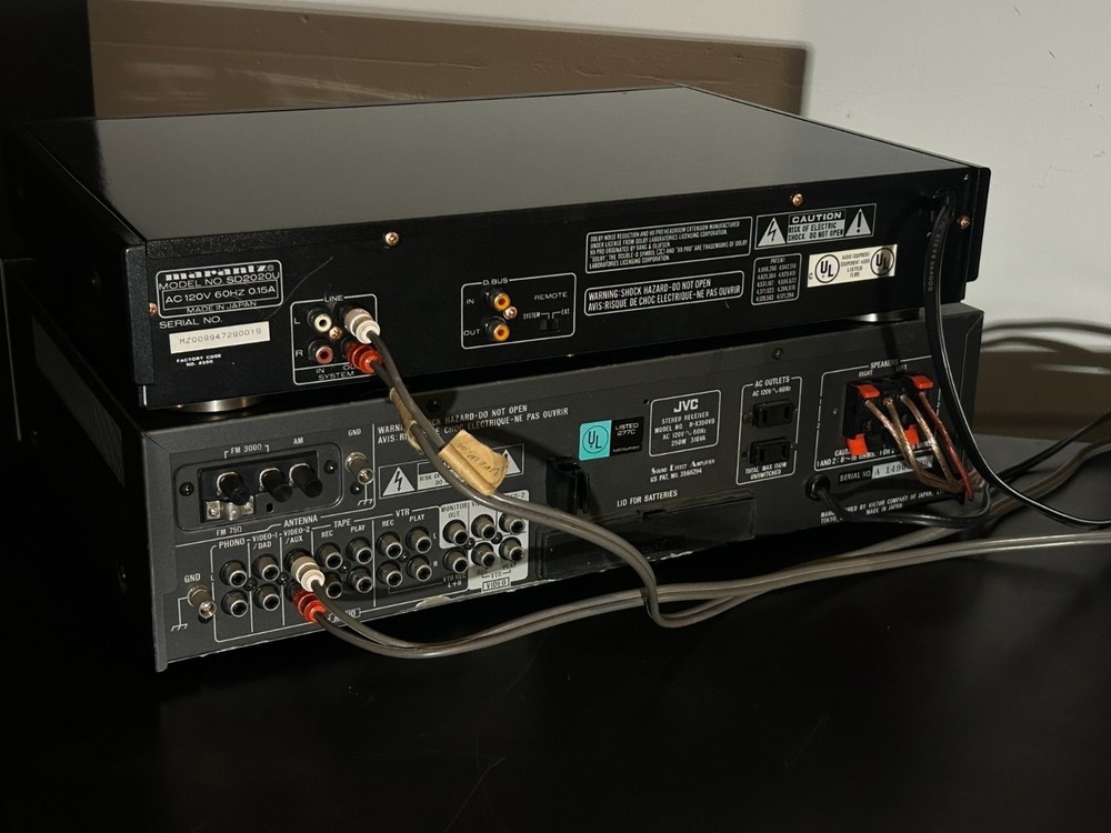 Working Marantz SD 2020U Cassette Deck SD2020 with a cool tape-loading tray