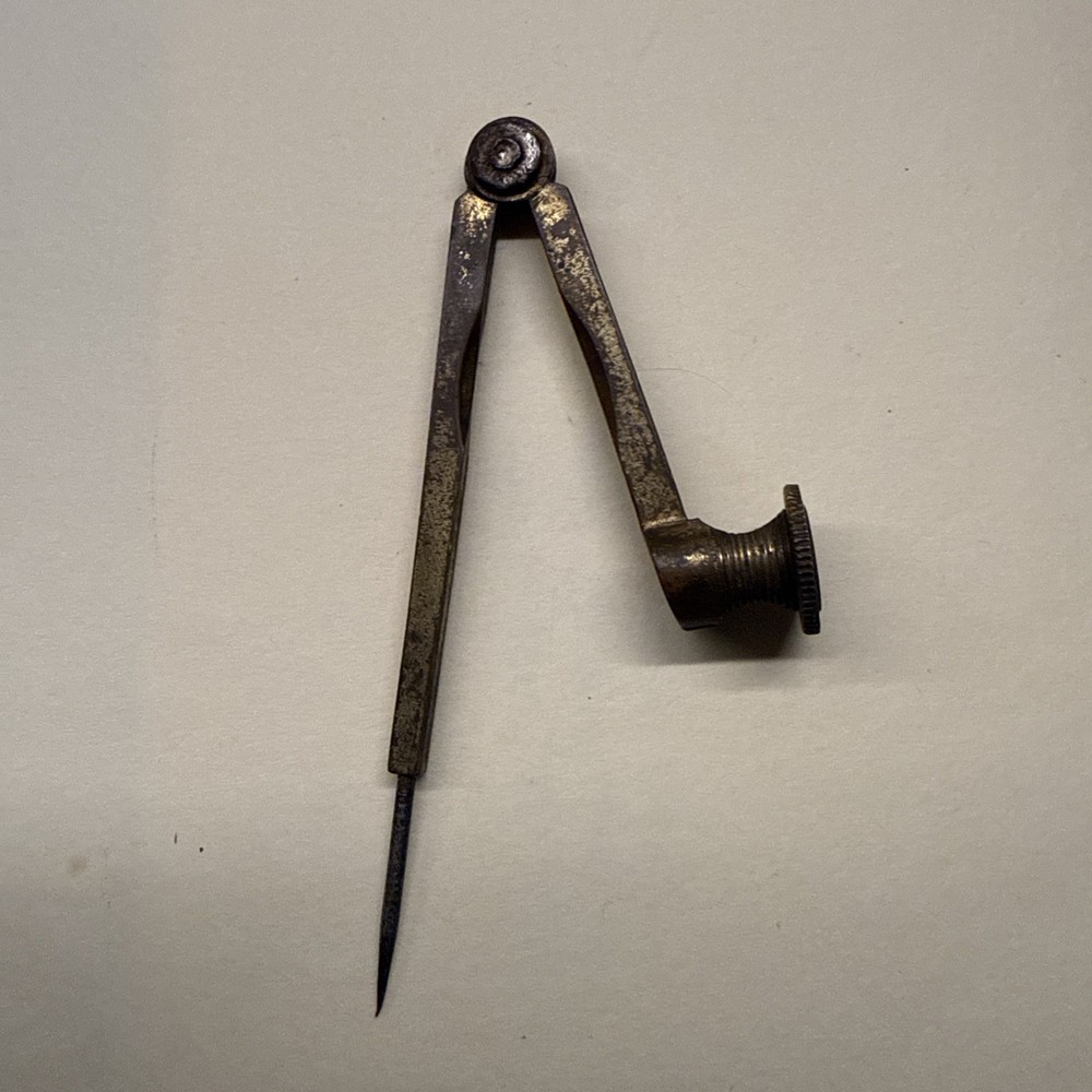 Antique brass drawing compass
