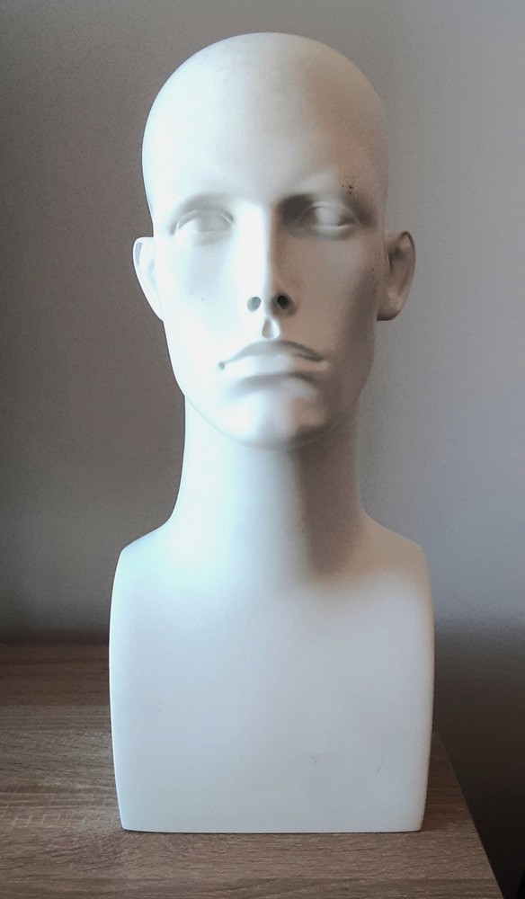 Male Mannequin Display Head