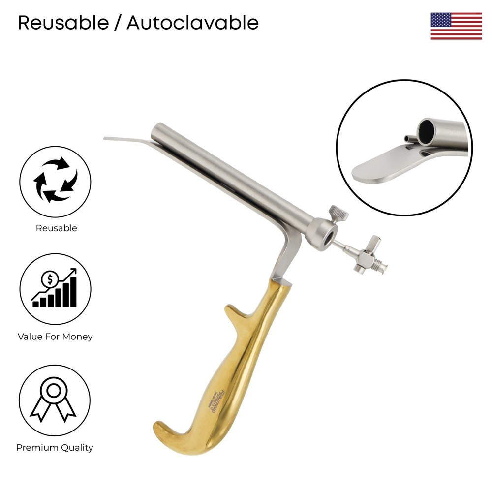 Multi Approach Retractor with Endoscopic Channel &Stopcock Premium Instruments