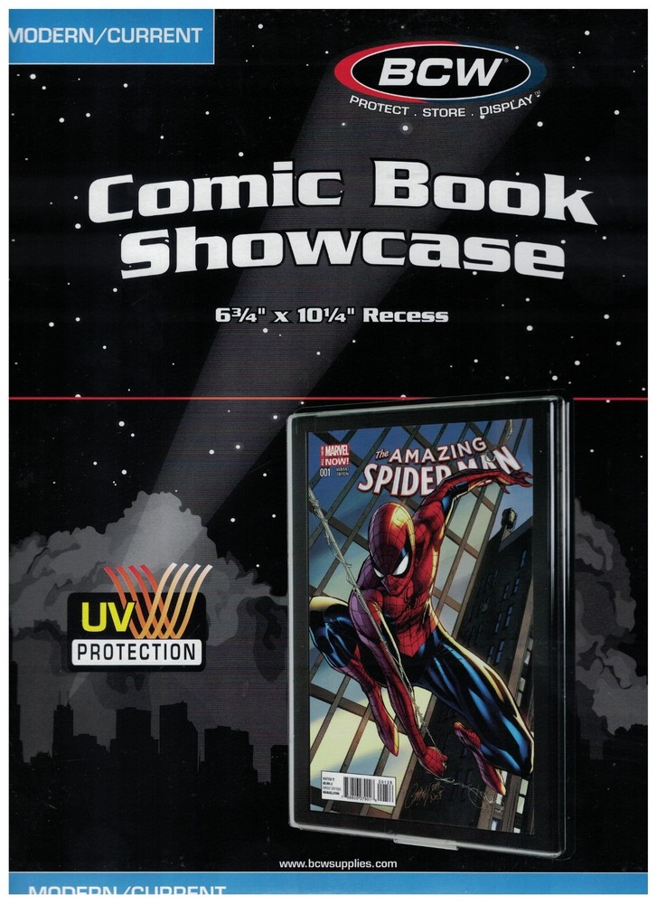 COMIC BOOK SHOWCASE FOR MODERN/CURRENT COMICS BY BCW