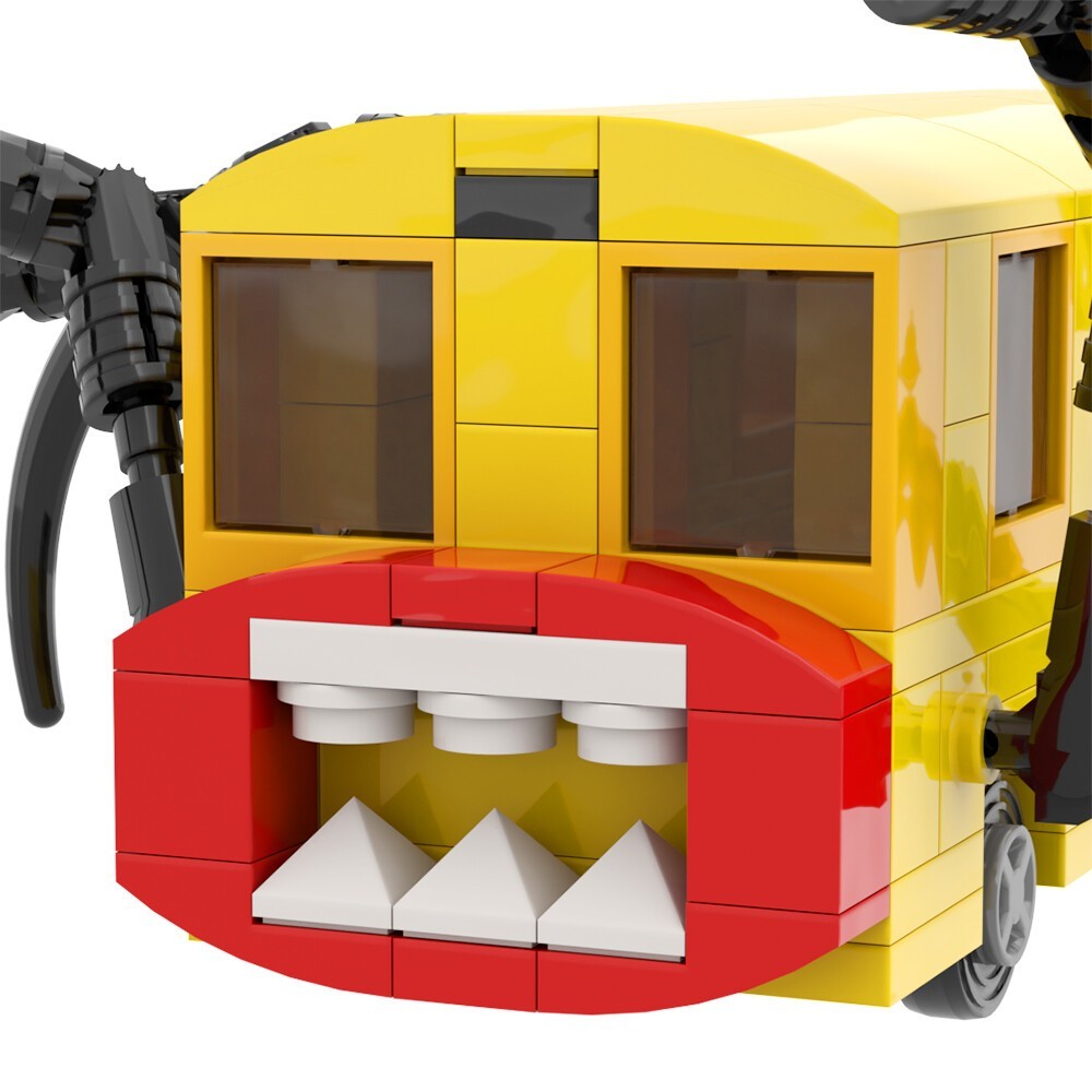 165 PCS Choo Choo Charles MOC - BUS EATER Spider Bus Devil Creative Toys