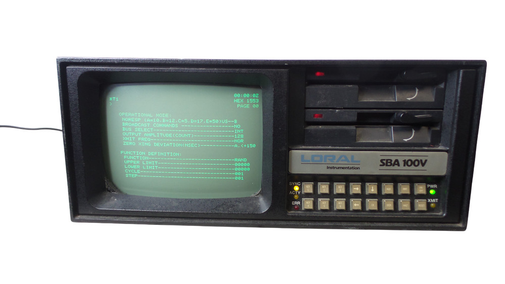 LORAL INSTRUMENTATION SBA100V DIGITAL DATA ANALYZER - Free shipping