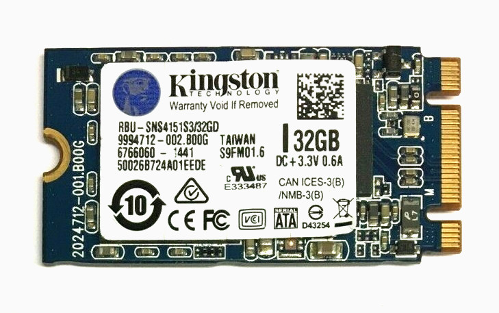 32GB M.2 2242 SATA SSD Solid State Drive Major Brands