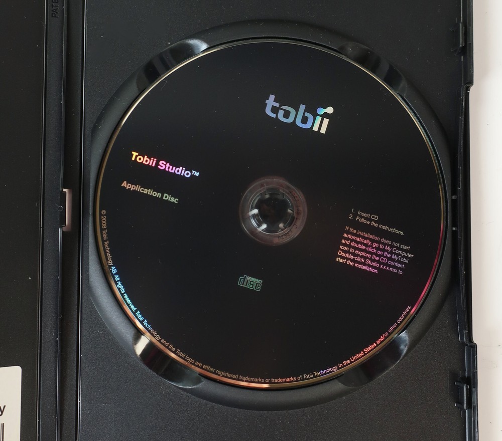 Tobii Technology T60 Eye Tracker + Case Visual Perception Human Factors Studies