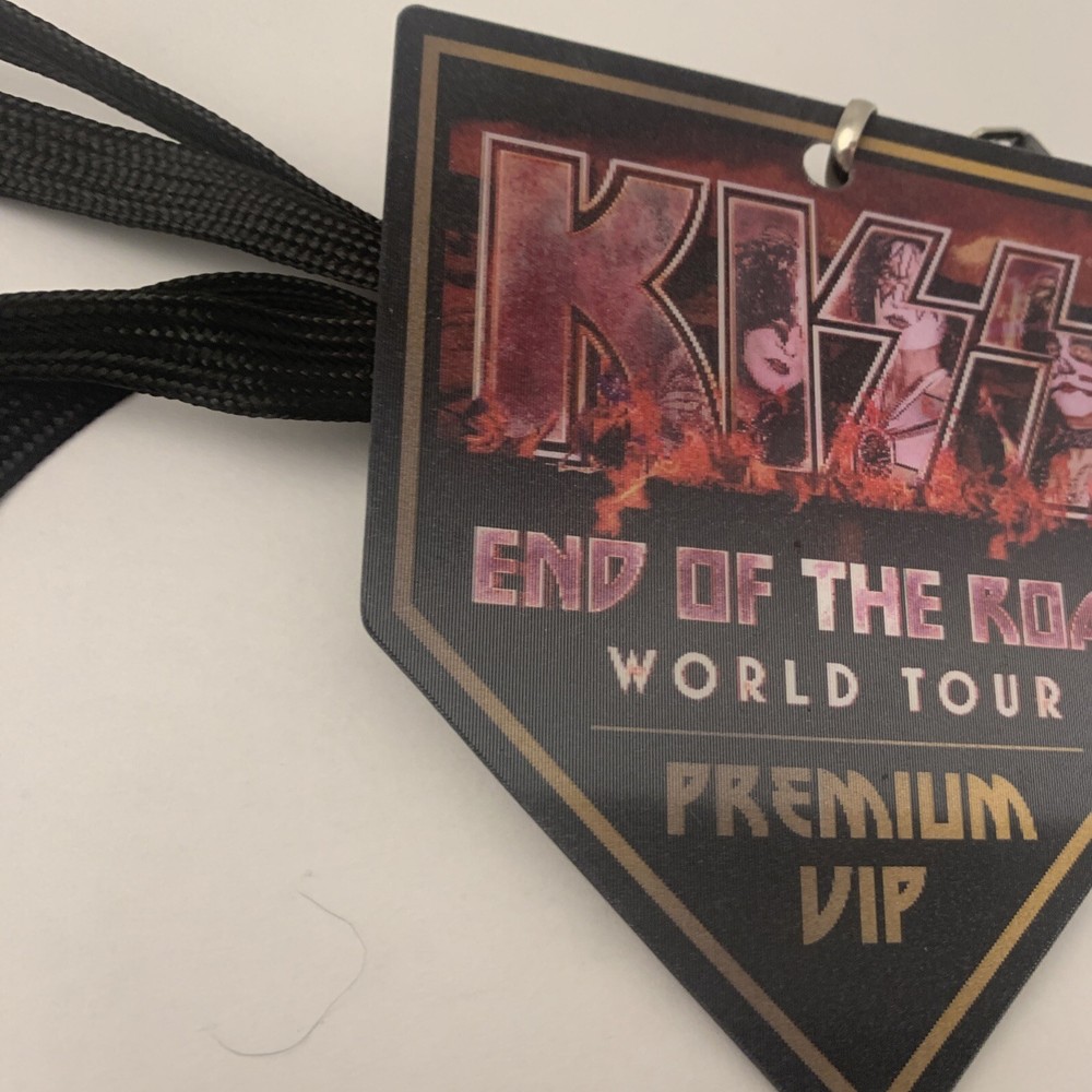 KISS End of the Road Tour 3-D Soundcheck Lanyard 2022 Version
