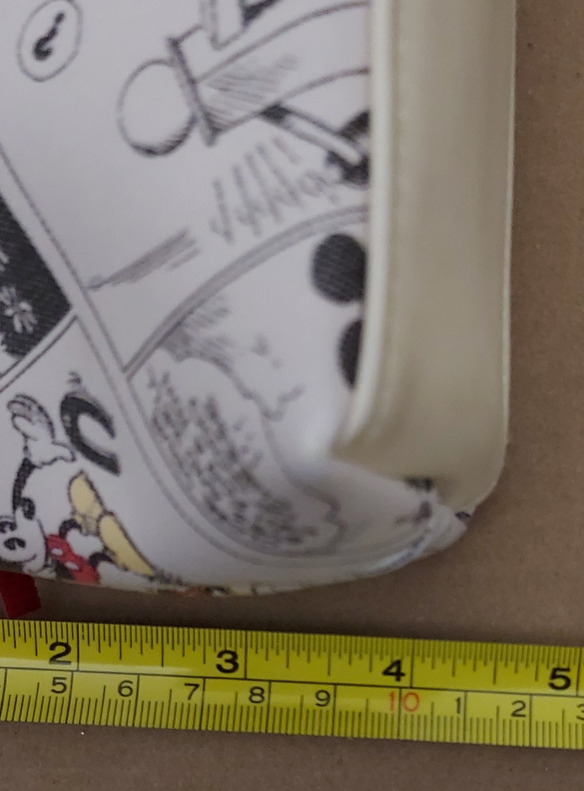 Disney Mickey Mouse vegan leather Cosmetic Bag Zip Pouch