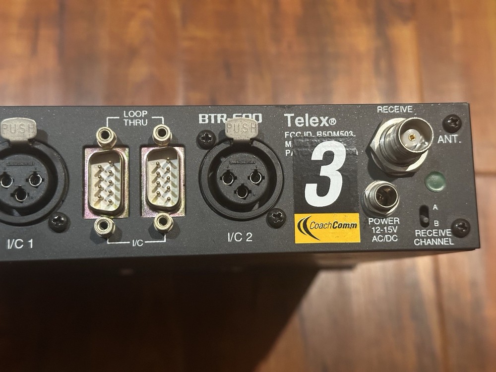 Telex RadioCom BTR-600C Secure Comm CoachComm UHF Intercom System Base Station