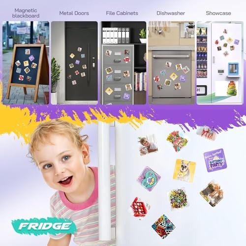 Square Magnet Button Maker Press Machine with 100 Sets Square Badge Making