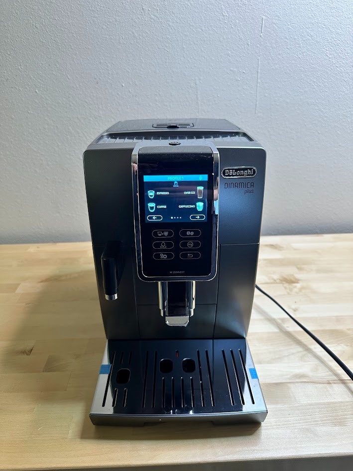 De'Longhi Dinamica Plus Fully Automatic Coffee Machine - Silver