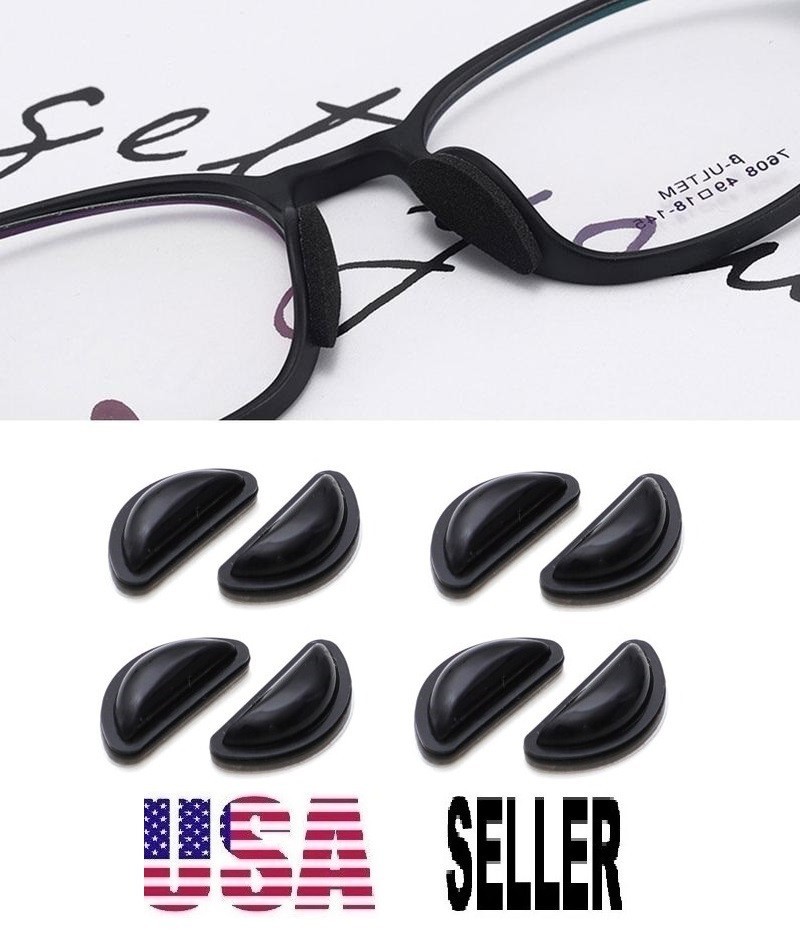 8 - 40 Pc Soft Nose Pads Stick On Adhesive Anti Slip Eyeglasses Sunglasses Glass
