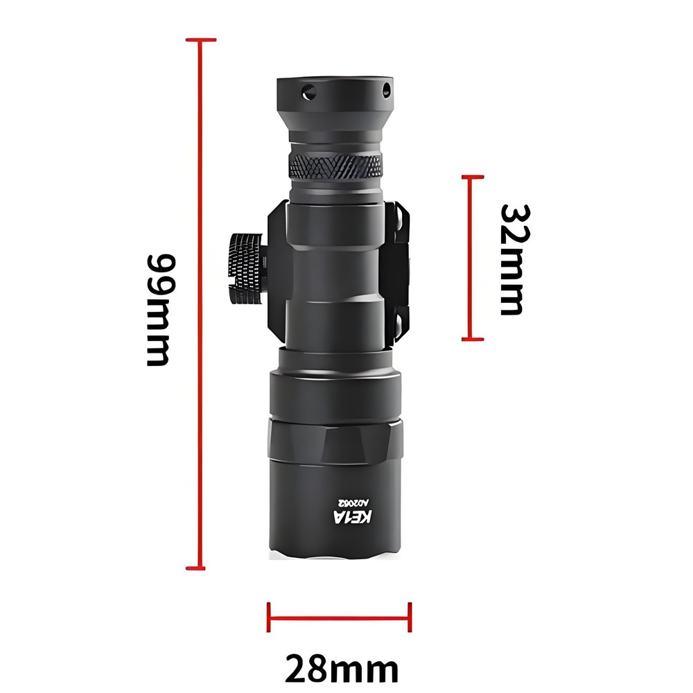 Tactical M300B Light LED Flashlight M300 Weapon Remote Switch Constant Momentary