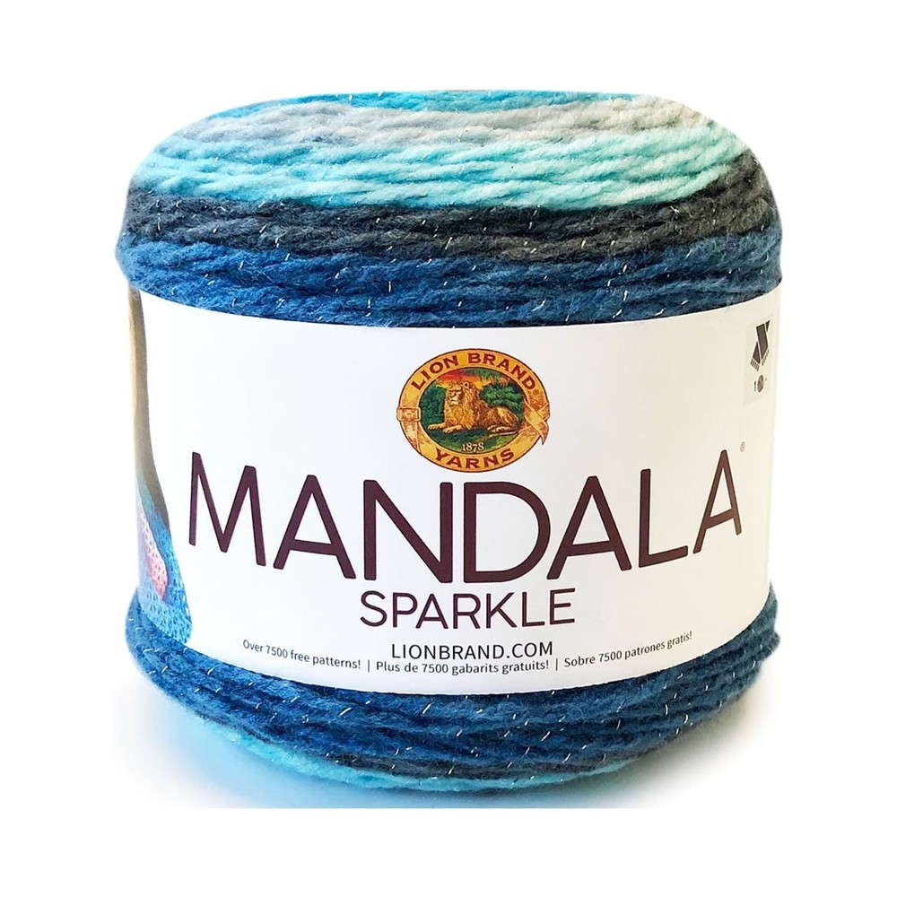 Light Acrylic Self-Striping Multi-color Yarn