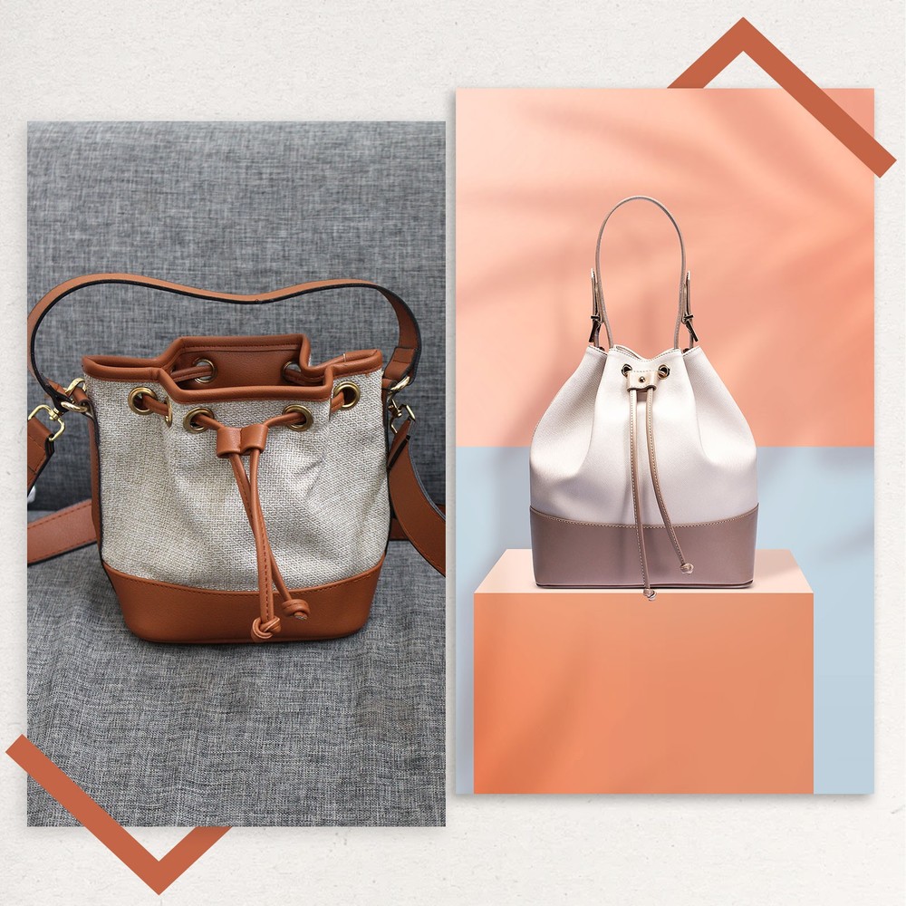 PU Leather Drawstring, 37.8 Inch Pull String Purse Strap Replacement, Pink