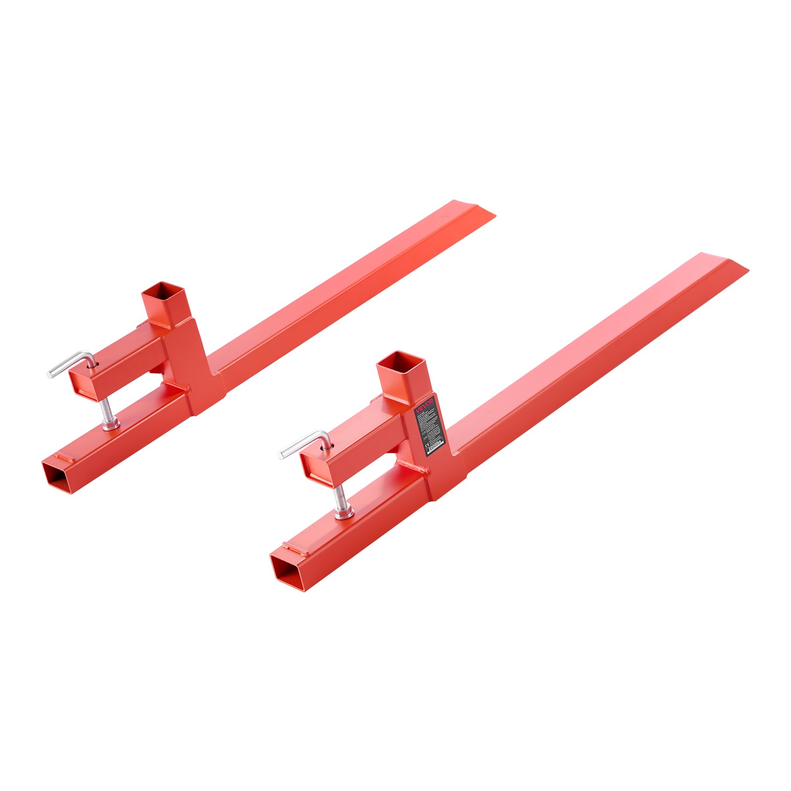 VEVOR 2000 lbs Clamp on Pallet Forks 43-Inch Quick Attach Tractor Forks
