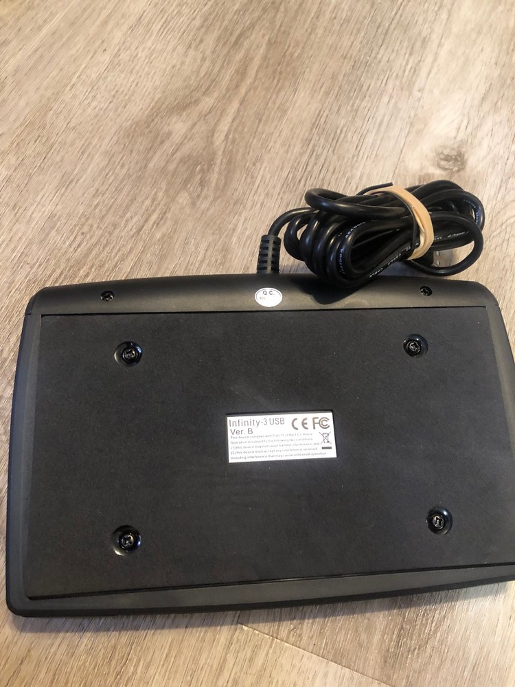 VEC Infinity-3 USB Foot Pedal 3-Button Transcription Controller IN-USB-3 Tested