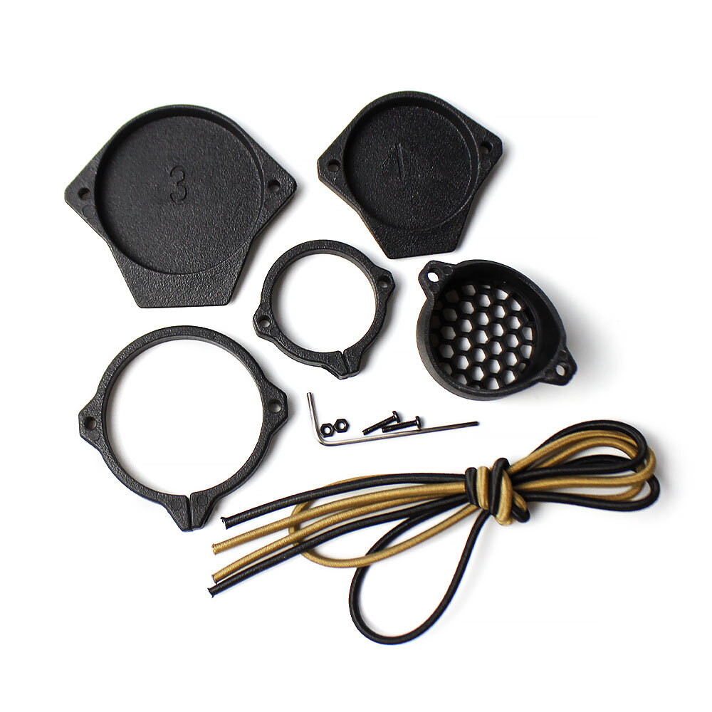 Tactical Scope Cap Protector Objective Scope Lens Cover Nylon For VORTEX 1-6X