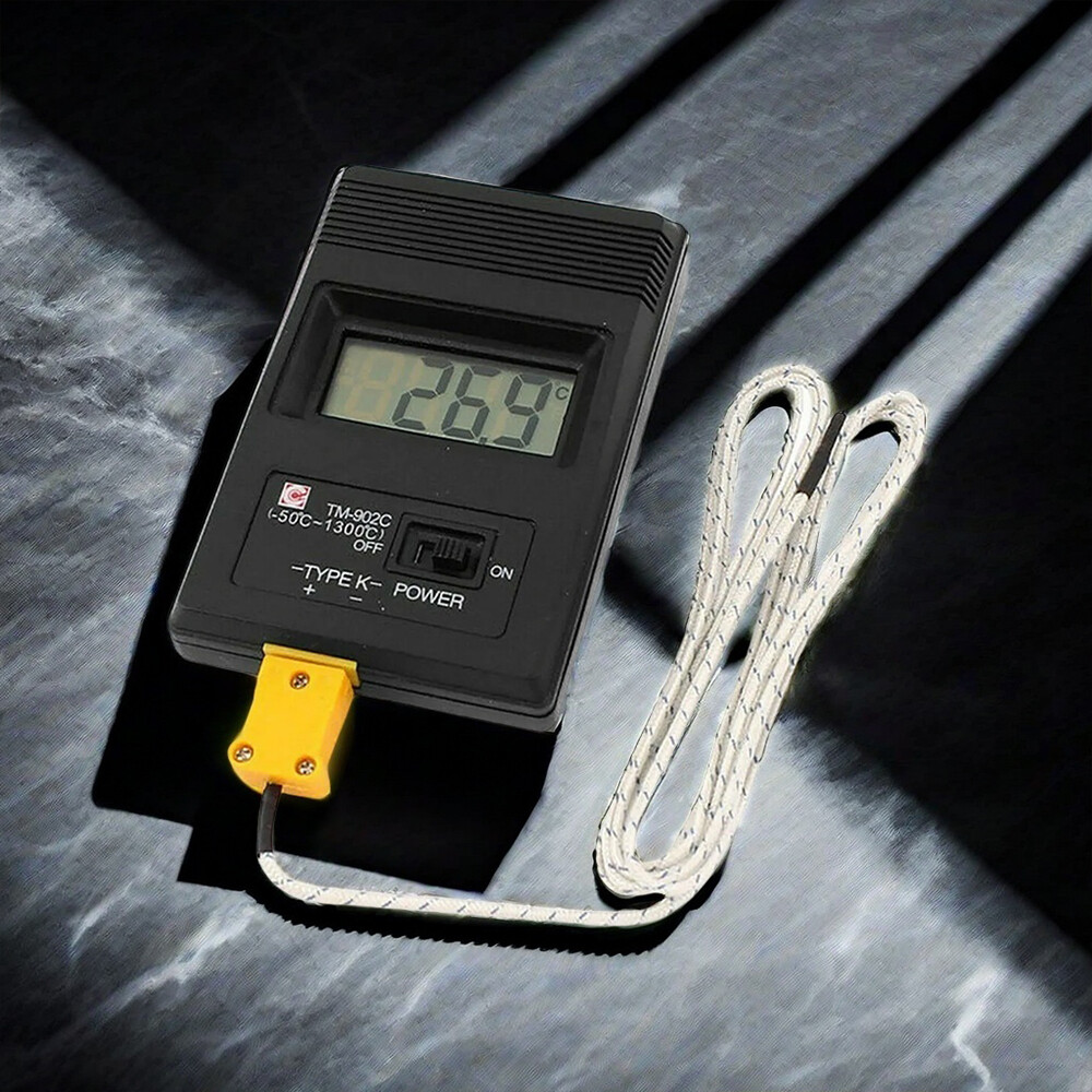 TM-902C LCD Digital Sensor Thermometer Single Input K Type Thermocouple Probe