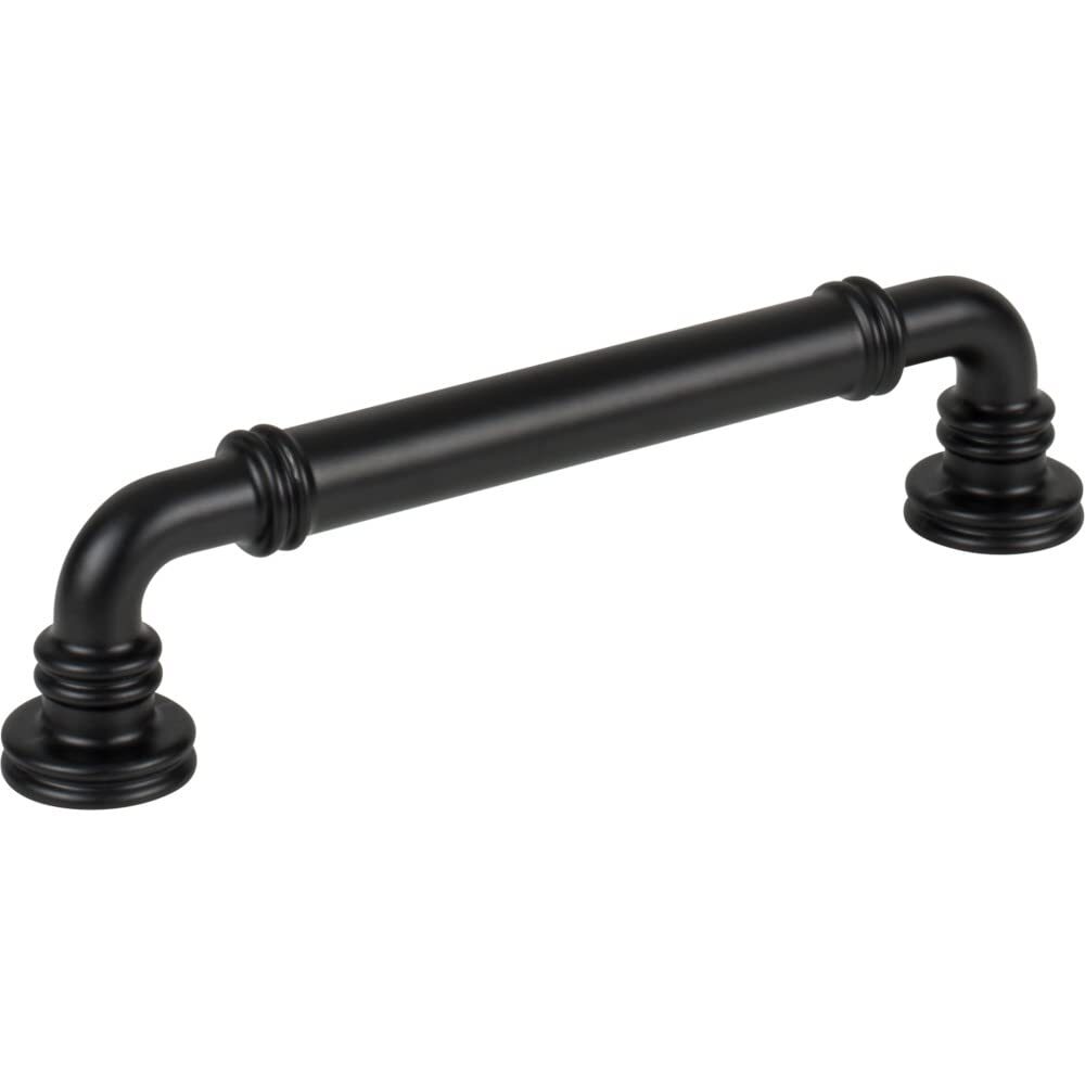 Top Knobs TK3142BLK Cranford Pull 5 1/16" (c-c) Flat Black