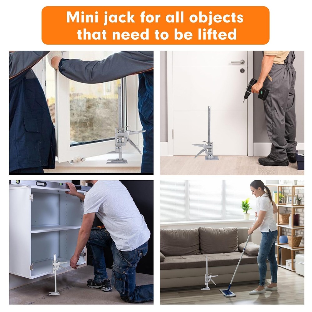 Labor Saving Arm Jack 2 Pack, Hand Lifting Jack Tool, Multi-Function Height A...