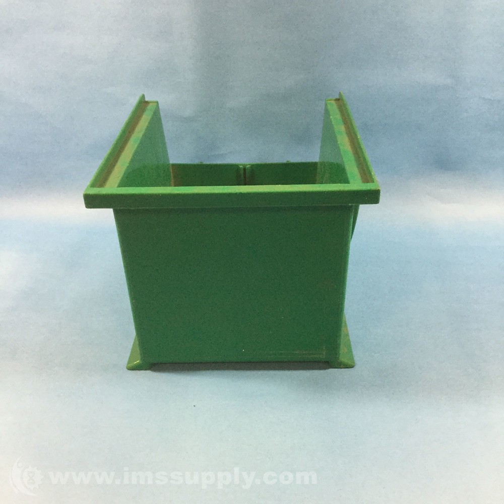 Integrated Plastics 108-7 Green Plastic Stacking Storage Bin USIP