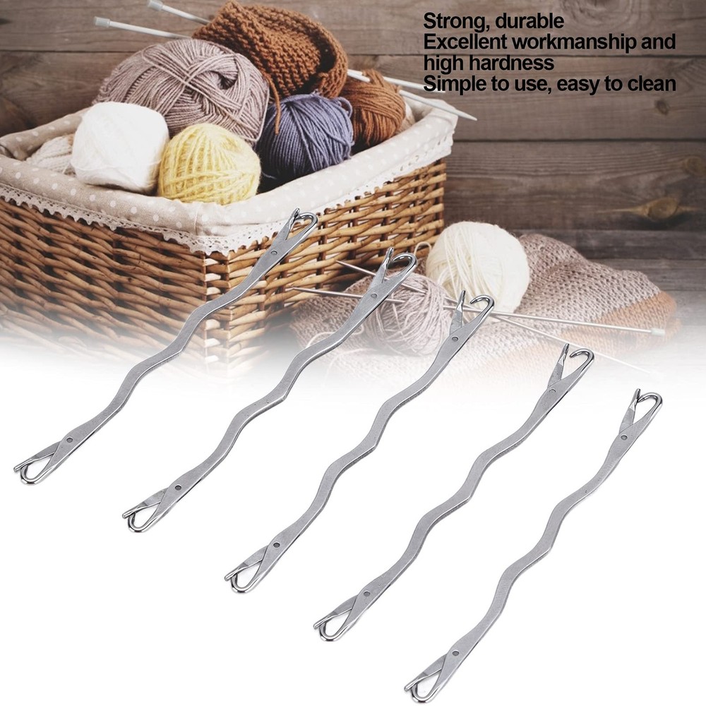 KooingTech 5pcs Double Ended Latch Hook Tool, Knitting Hook, #211, #211