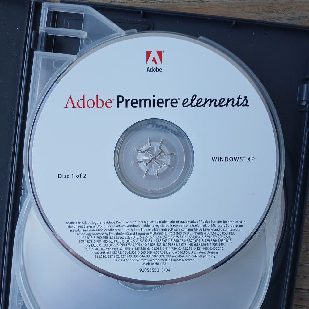 Adobe Premiere Elements for Windows XP PC CD-ROM Video Editing Software