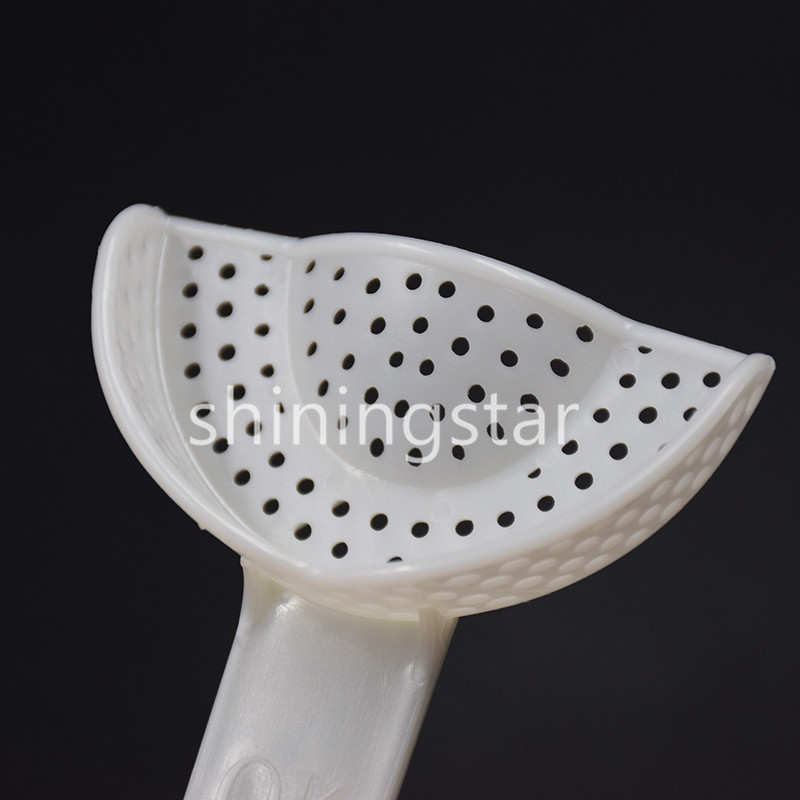 1 Pair Dental Plastic Impression Anterior Trays Model Upper & Lower