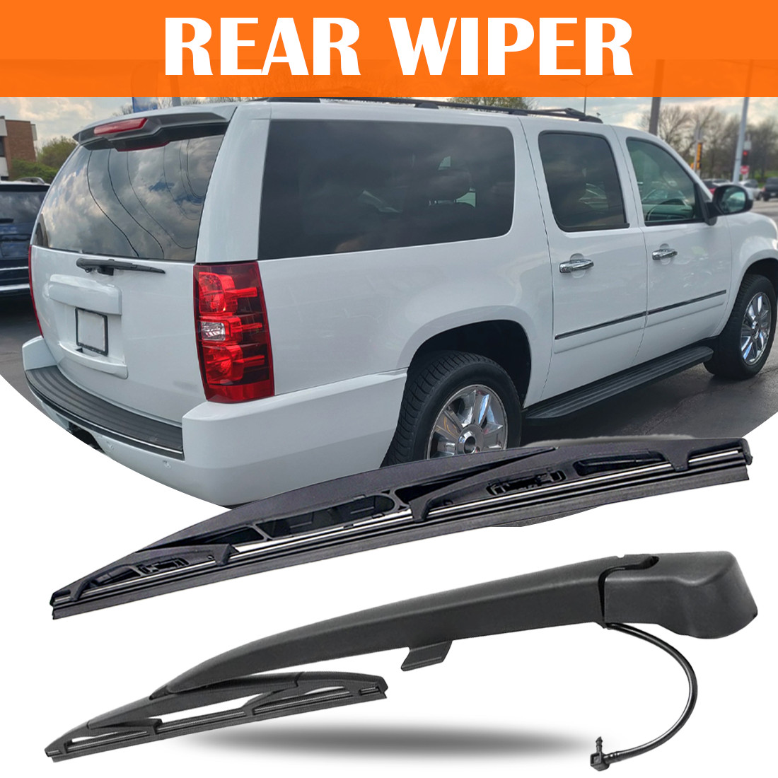 SET NEW OEM Quality Rear WIPER Blade&Arm Fit For Chevrolet Tahoe 2007-2014