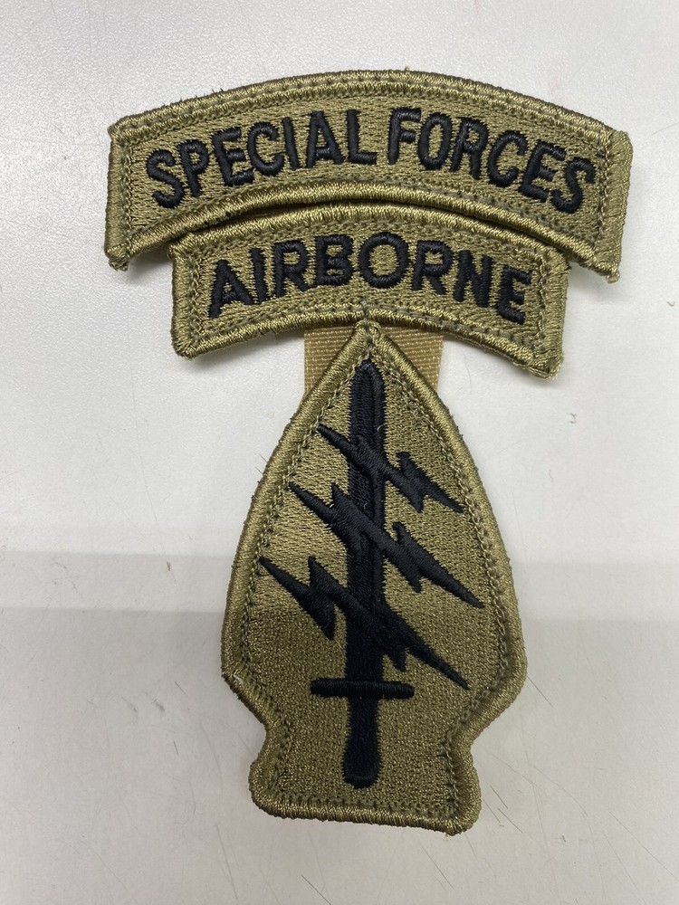 Special Forces Command OCP SSI Patch Airborne ,Special Force Tab With Hook