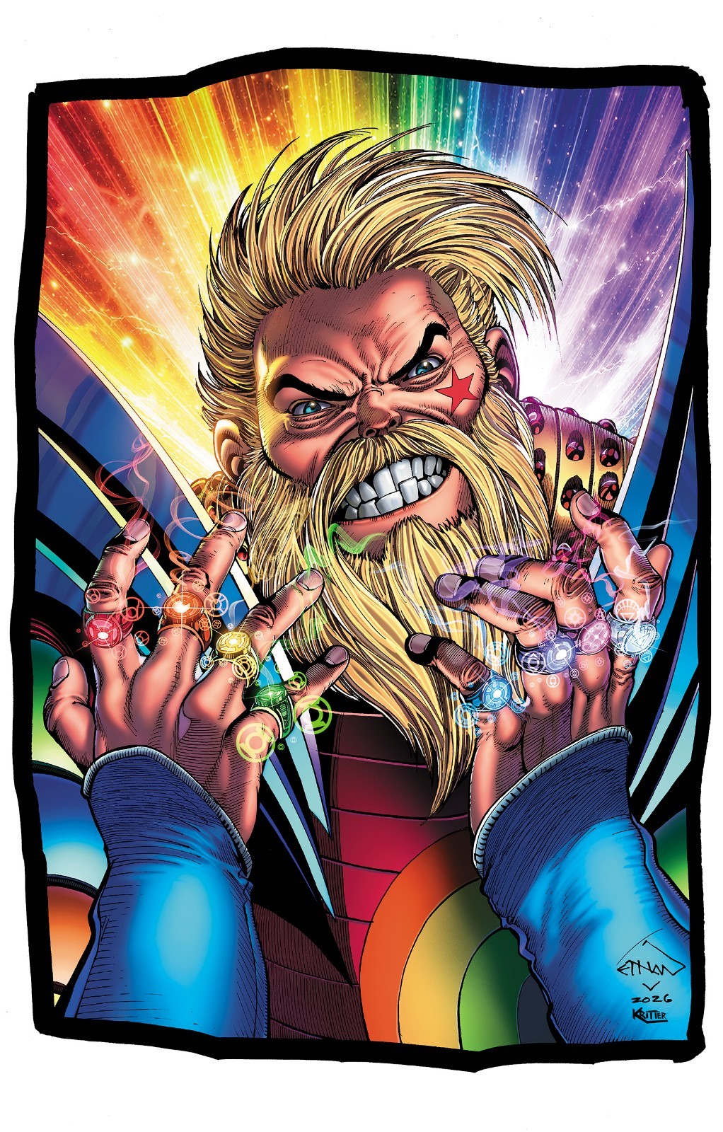 REIGNBOW THE BRUTE Rings! Limited Print signed and numbered ltd 100