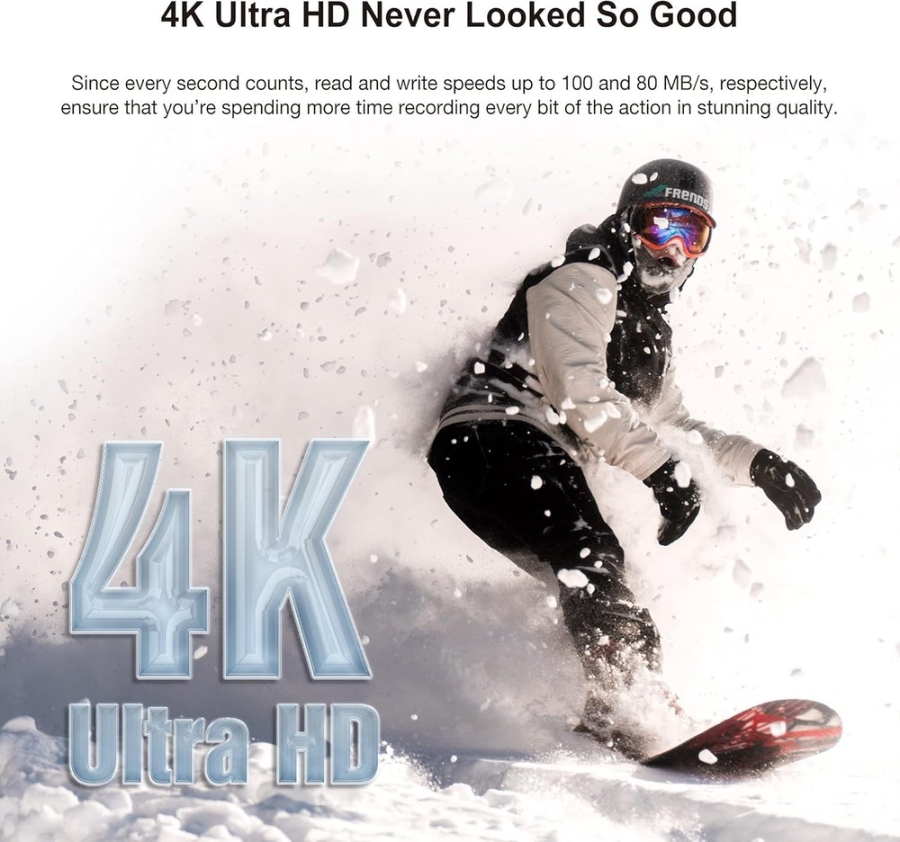 Superior 128GB Micro SDXC Card - Waterproof, Shockproof & Fast Transfer