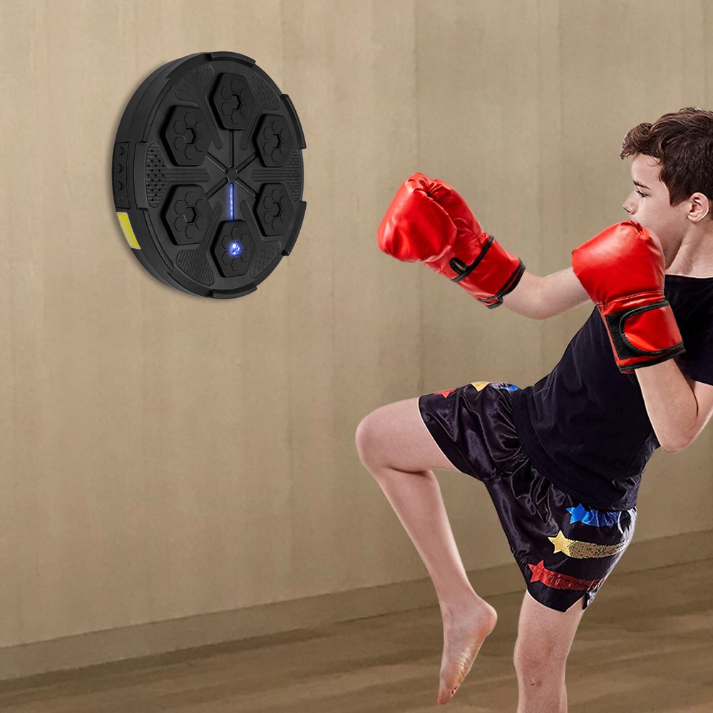 Bluetooth Music Box Target Musical Boxing Target Wall Mount Black