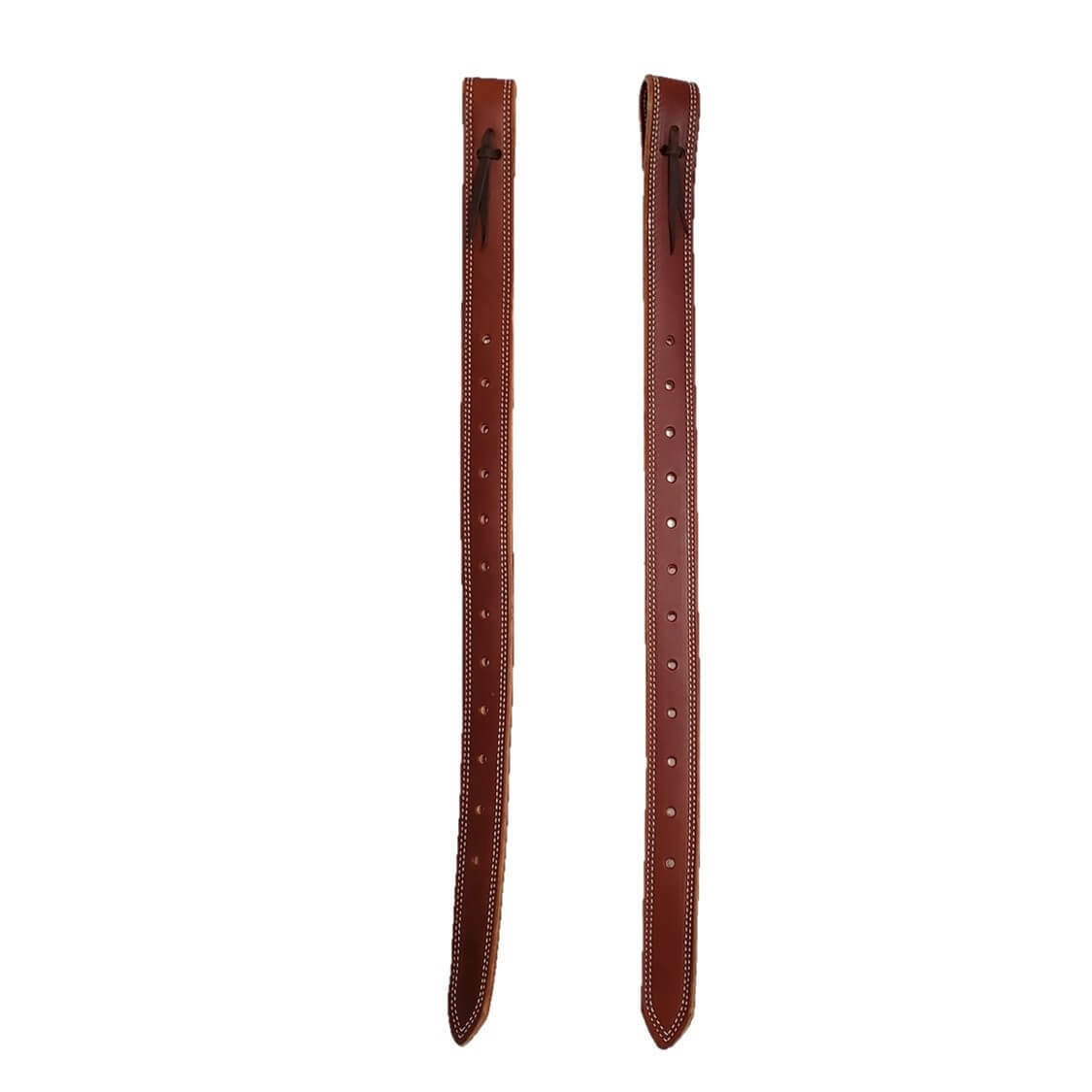 New 30" Harness Leather Rear Flank Billet Set Latigo Lined