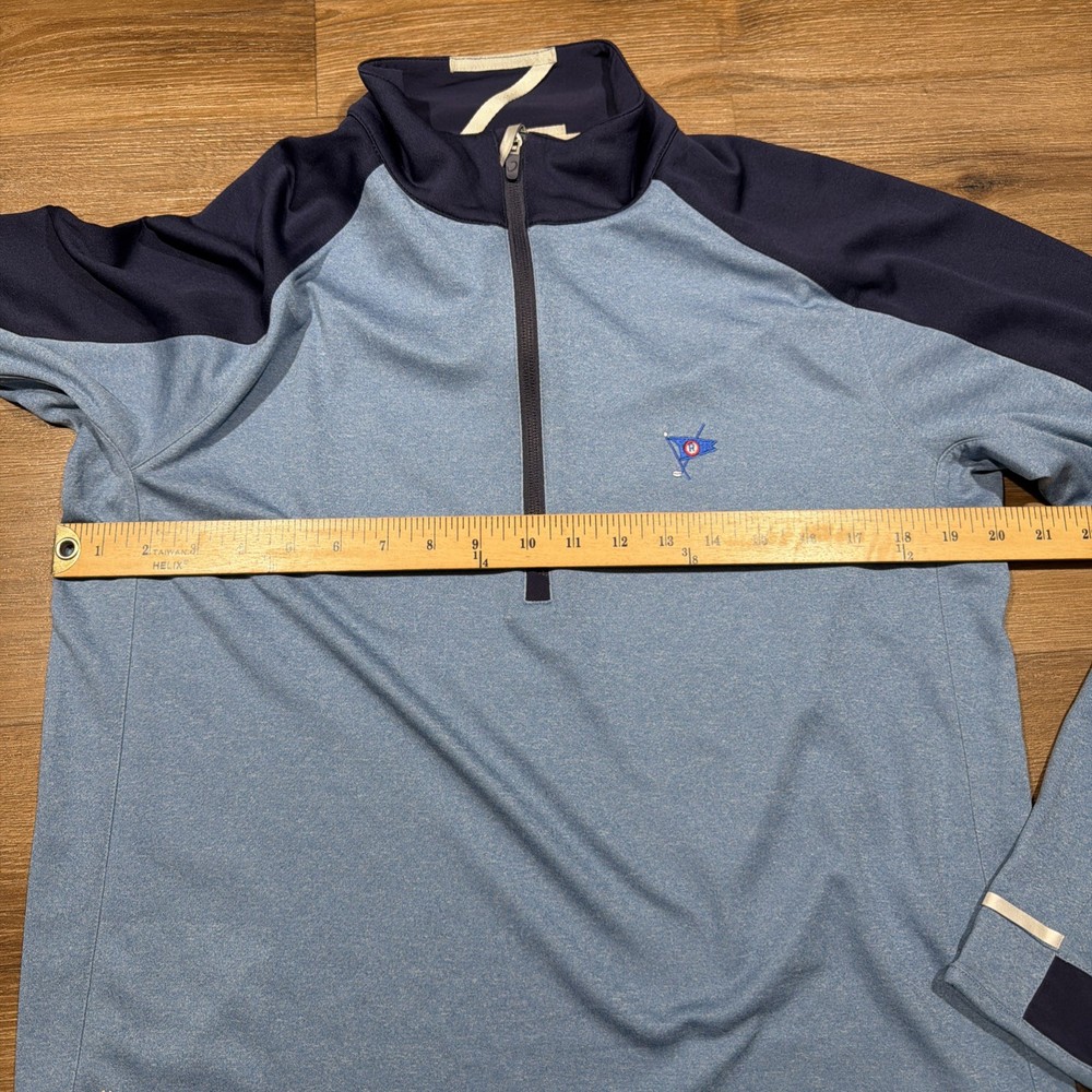 Zero Restriction Z425 1/4 Zip Pullover Size MEDIUM Peconic Blue Golf Ocean Reef
