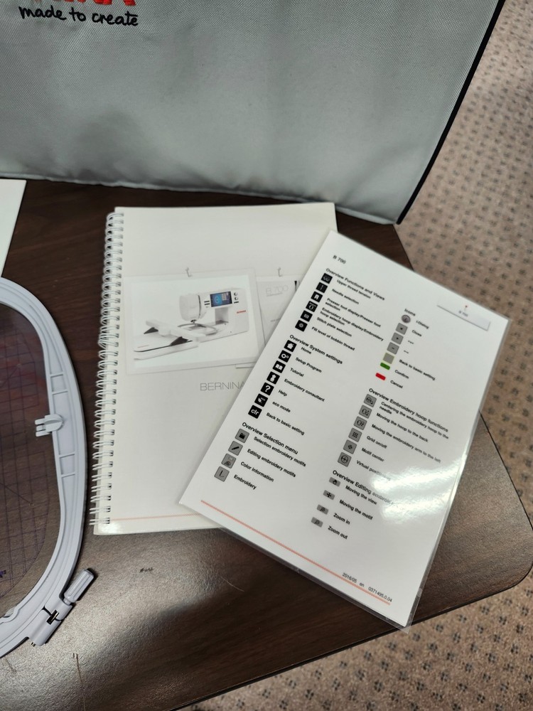 Bernina 700E Embroidery Machine! Professionally Serviced!