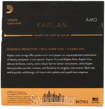 D'Addario KA310 Kaplan Amo Violin String Set - 4/4 Scale