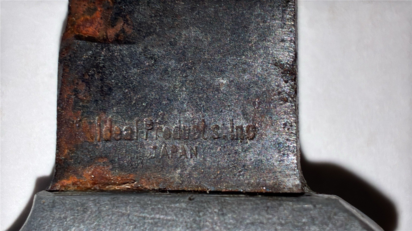 Ideal Products Inc. Ideal’s Silver FIST FITTER Fixed Blade Knife Japan 4" Blade