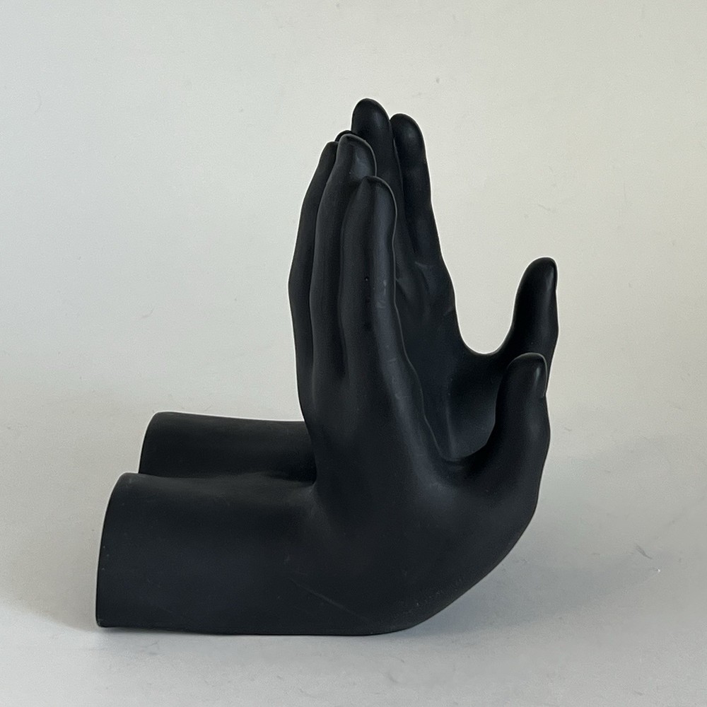 Hands Easel Black Book Frame Art Work Modern Art