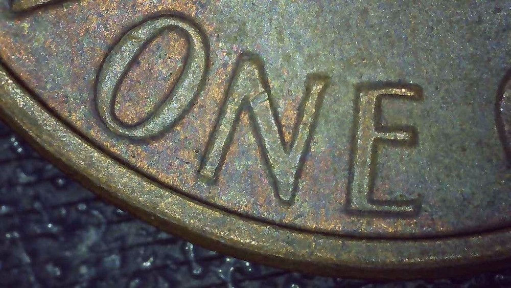 1979 D Lincoln Penny error repunched mintmark