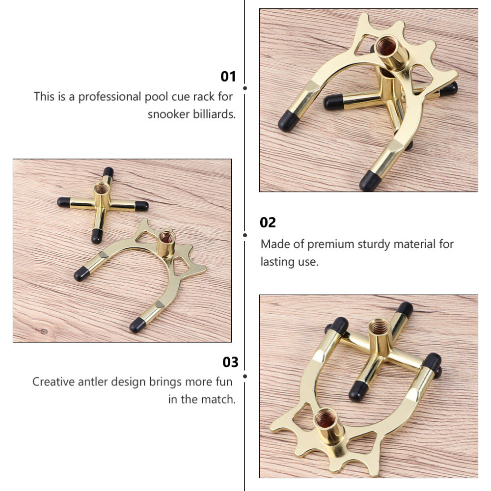 Billiard Stand Head Pool Stick Wall Mount Rest Holder for Table