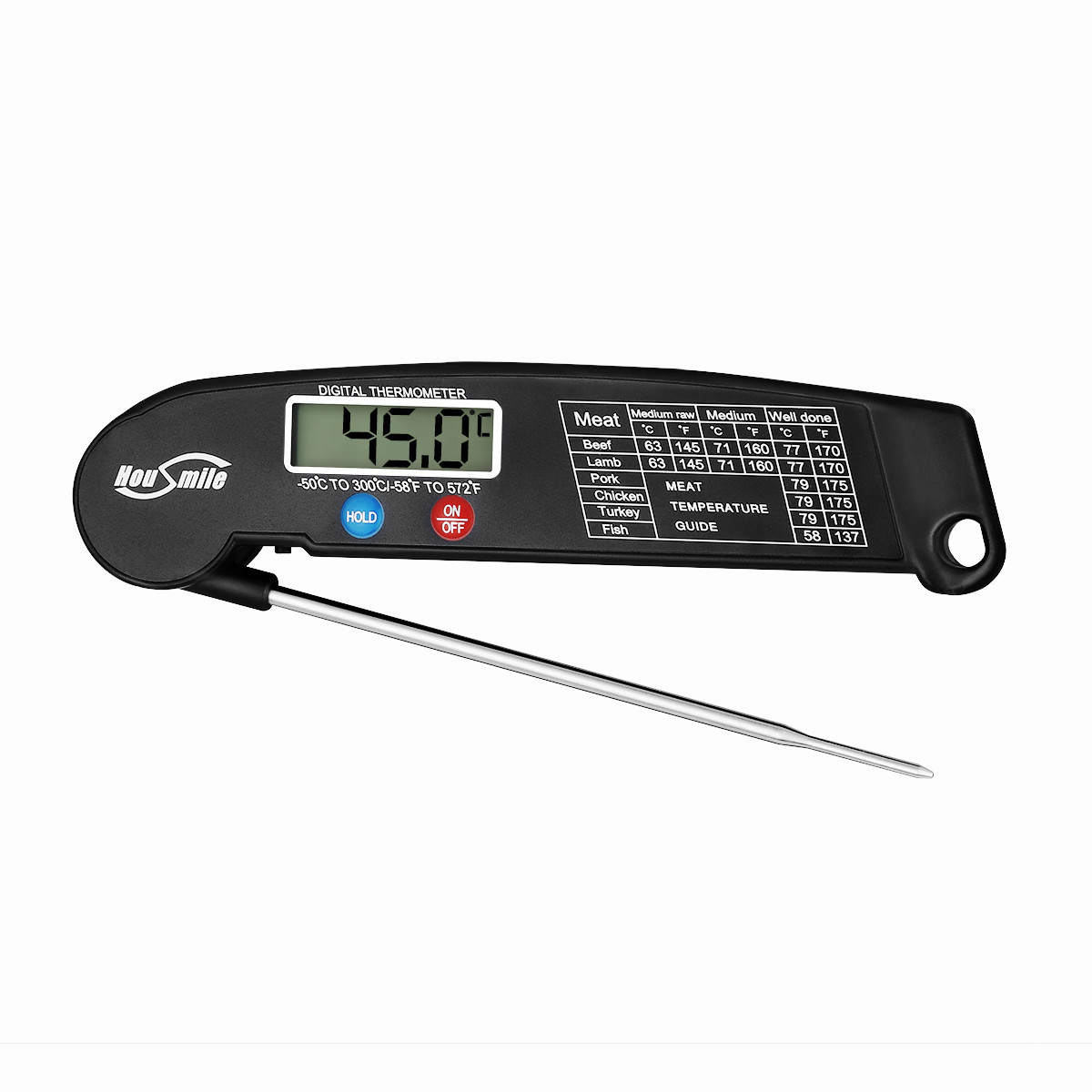 Instant Read Digital Meat Thermometer BBQ Grill Smoker For Kitchen Food Cooking